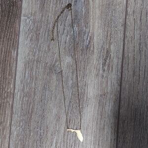 Moon & Lola Gold Toned Florida Necklace